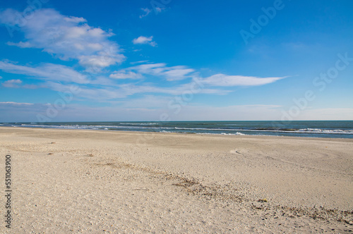 Landscape of Corbu beach - Romania