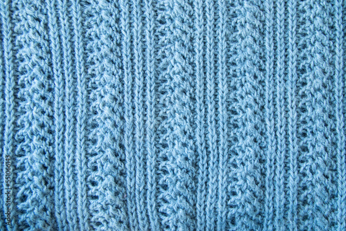 模様編みの背景（手編み）
