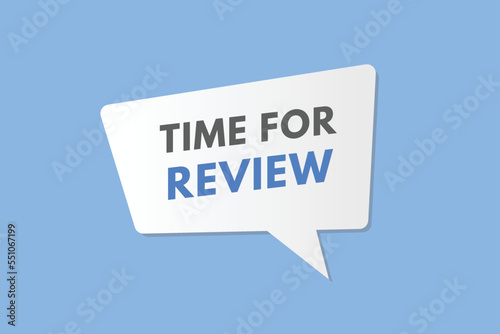 time for review text Button. time for review Sign Icon Label Sticker Web Buttons 