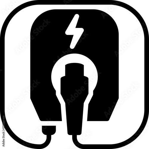 charger solid icon