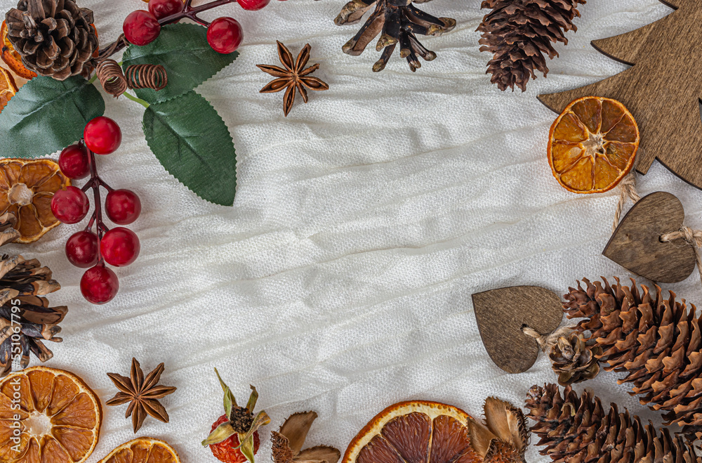 Christmas still life with fruit and spices Christmas still life with fruit and spices