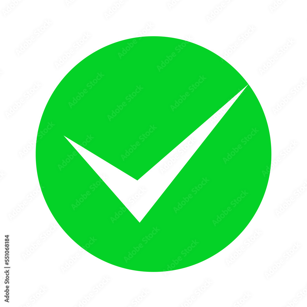 green correct mark circle green correct mark circle