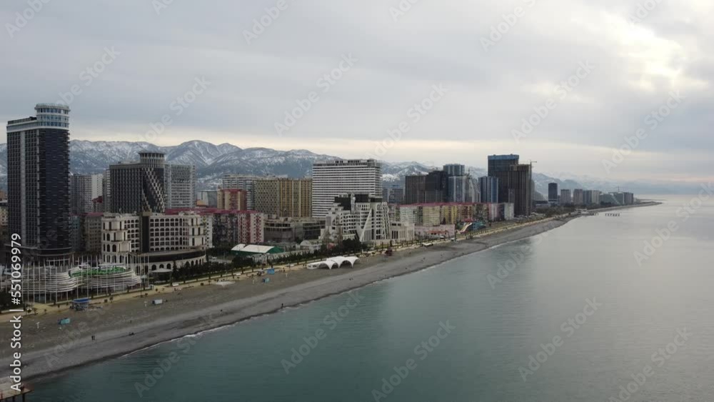 Batumi city. Streets of Batumi. Life in Batumi. Aerial view of the city of Batumi. Batumi city. Streets of Batumi. Life in Batumi. Aerial view of the city of Batumi.