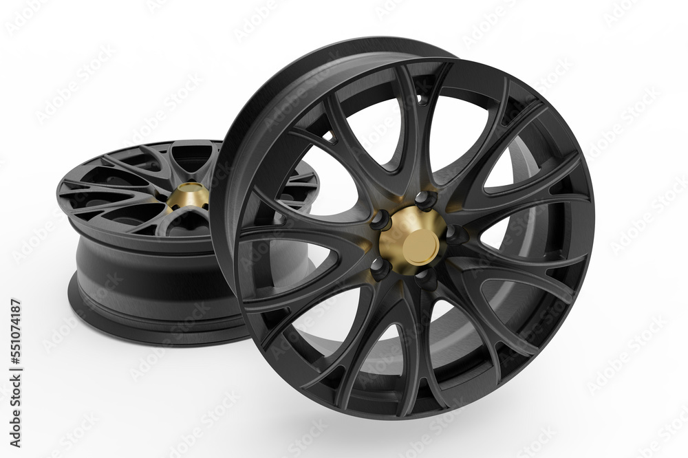 Obraz premium Steel car rims