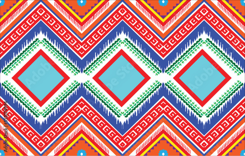 seamless geometric pattern © kanokwan