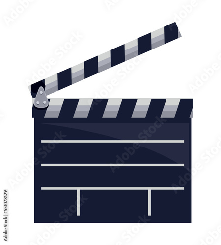 Photo production movie clapperboard