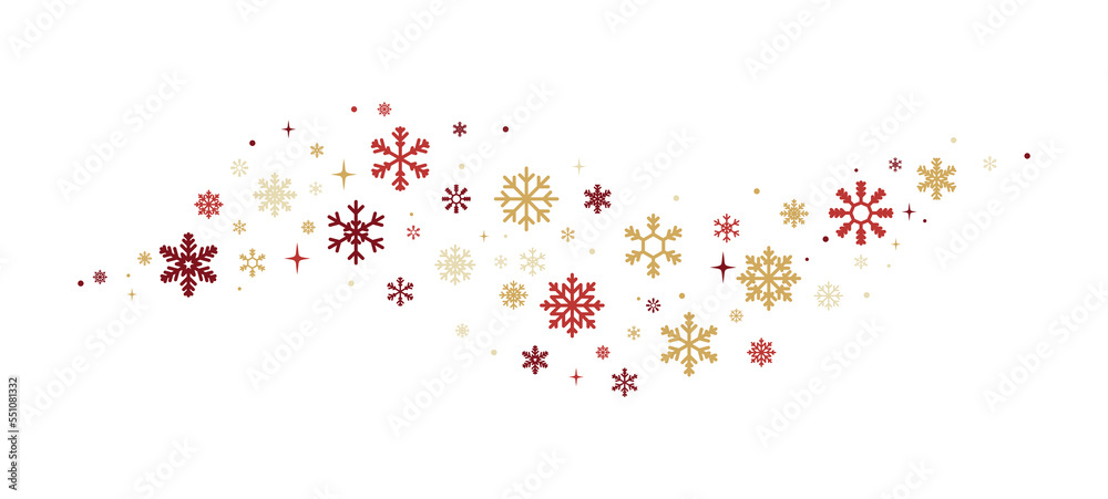 Merry Christmas and a Happy New Year. Greeting card design with snowflake border. Vector EPS 10 Merry Christmas and a Happy New Year. Greeting card design with snowflake border. Vector EPS 10