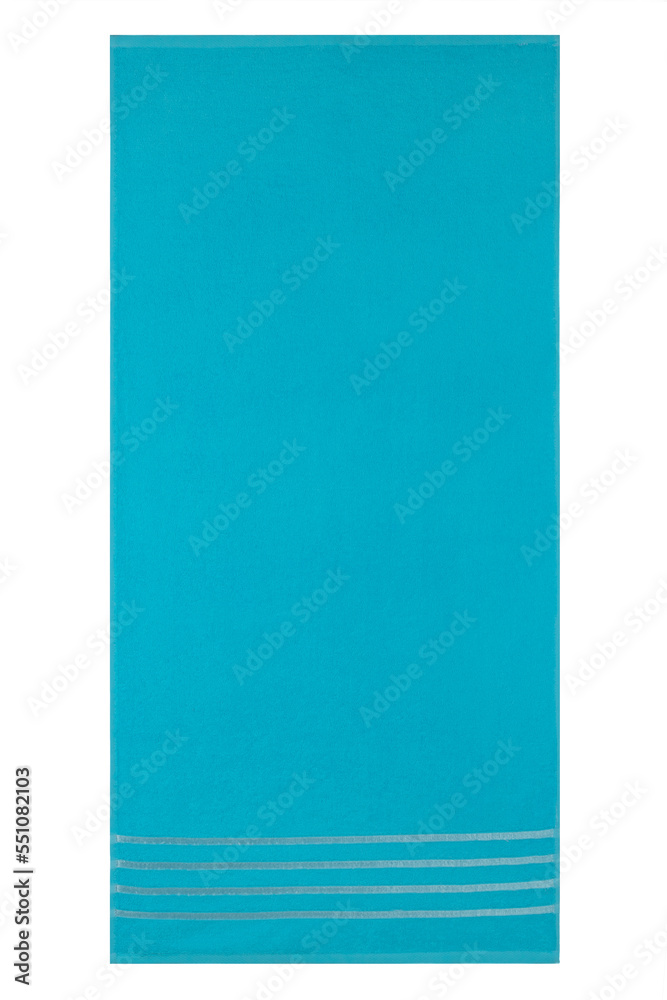 Naklejka premium multi-colored Terry cotton bath towels, isolate on a white background 