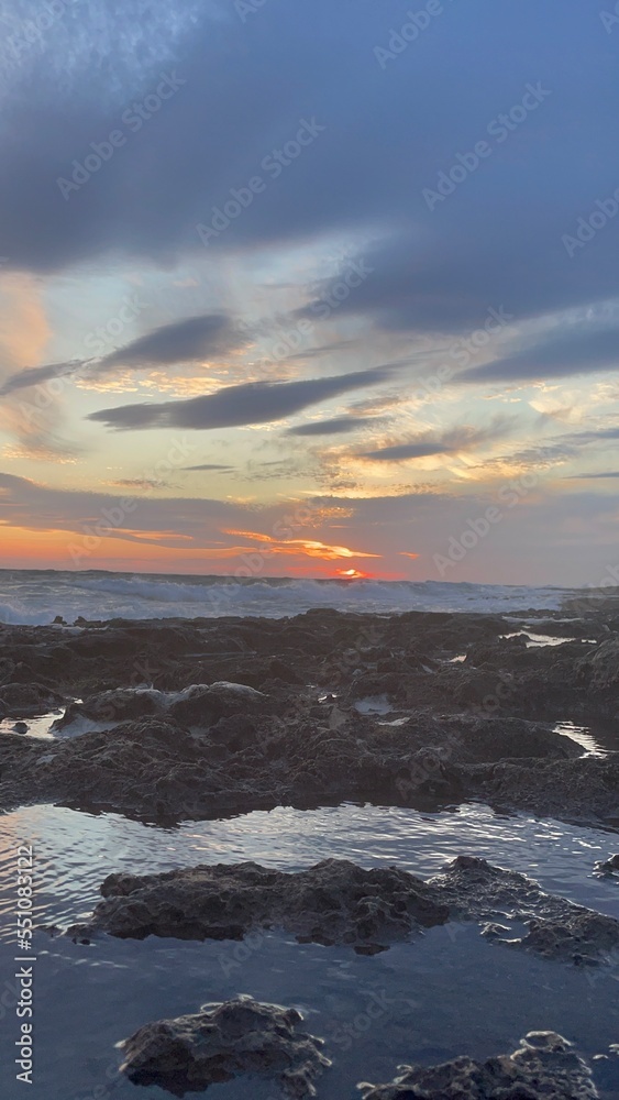 Fototapeta premium Just a sunset in a coast, see