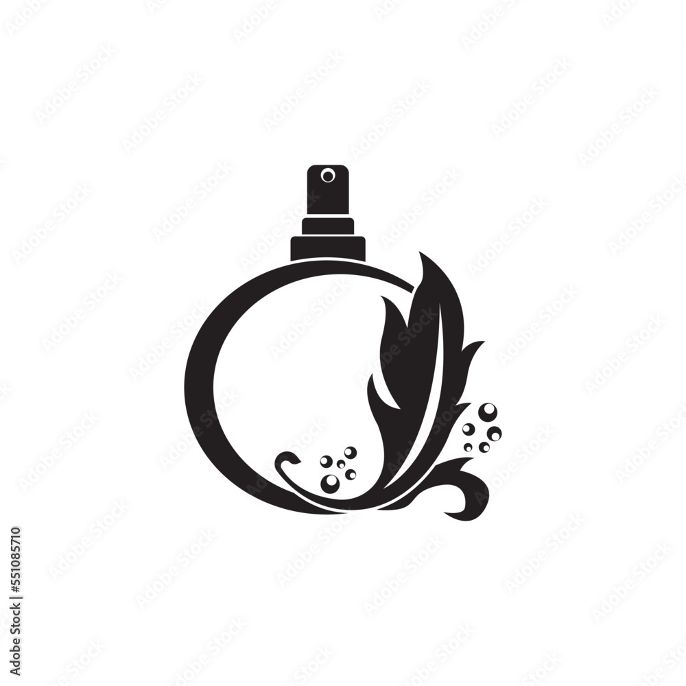 perfume logo.vector illustration symbol design perfume logo.vector illustration symbol design