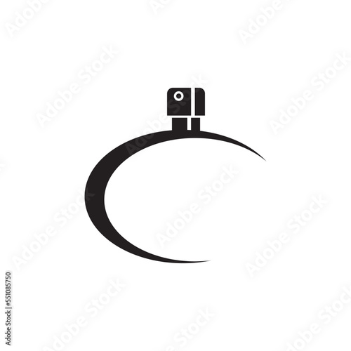 perfume logo.vector illustration symbol design