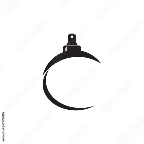perfume logo.vector illustration symbol design