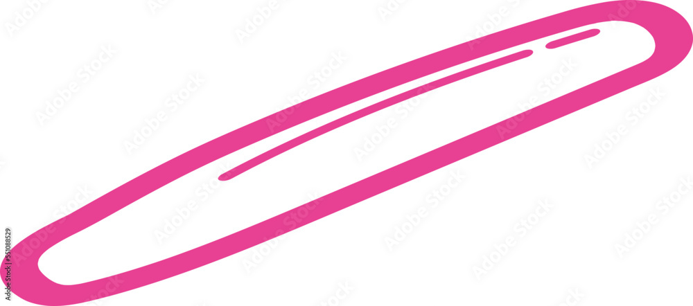 Tongue Depressor hand drawn illustration