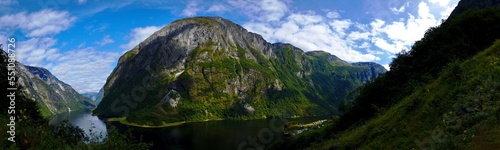 Le Nærøyfjord (fjord le plus étroit de Norvège)