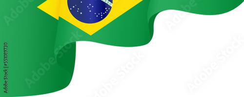 Waving flag of Brazil isolated  on png or transparent  background,Symbol of Brazil,template for banner,card,advertising ,promote, vector illustration top win sport winner country