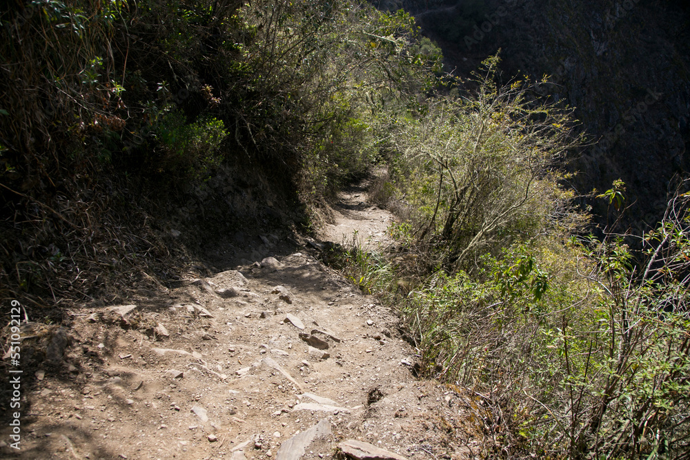 Hike through the Apurímac canyon to the ruins of Choquequirao, an Inca archaeological site in Peru, similar in structure and architecture to Machu Picchu. Hike through the Apurímac canyon to the ruins of Choquequirao, an Inca archaeological site in Peru, similar in structure and architecture to Machu Picchu.