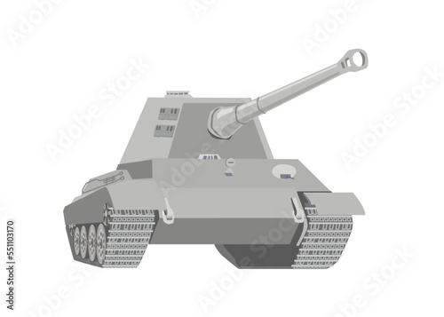 第二次世界大戦中の重戦車（グレー塗装）