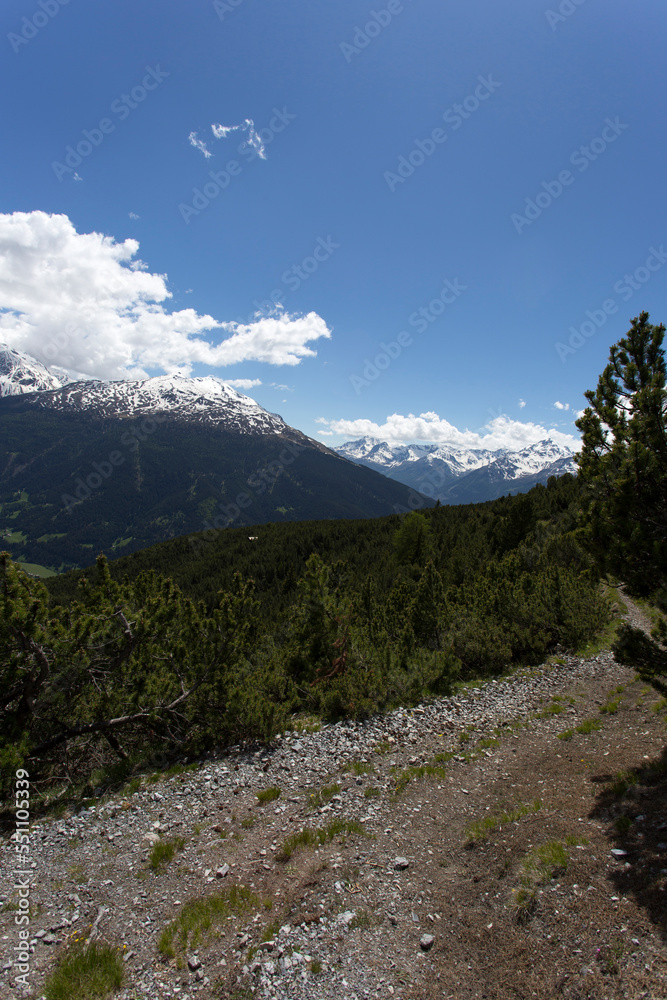 Obraz premium A landscape in Bormio area