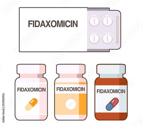 Fidaxomicin. Macrolides are a class of drugs used to manage and treat various bacterial infections. jpg photo