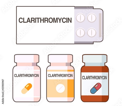 Clarithromycin. Macrolides are a class of drugs used to manage and treat various bacterial infections. jpg