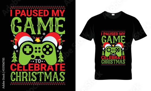 i paused my game celebrate  Christmas 