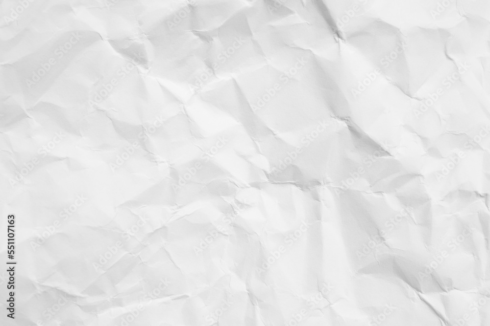 Fototapeta premium White crumpled paper texture background...