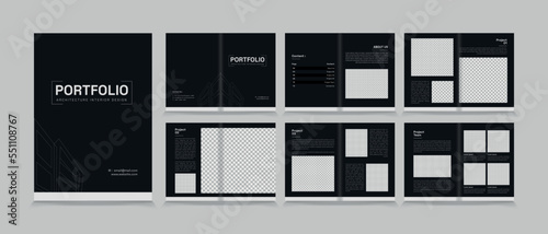 Architecture and interior portfolio layout design, a4 standard size print ready brochure template. 
Architecture portfolio design, a4 size brochure design for interior.

