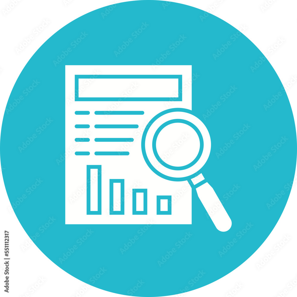 Analysis Multicolor Circle Glyph Inverted Icon Analysis Multicolor Circle Glyph Inverted Icon