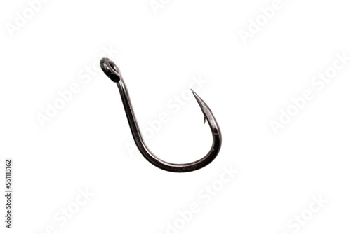 fishing hook on a white isolated background