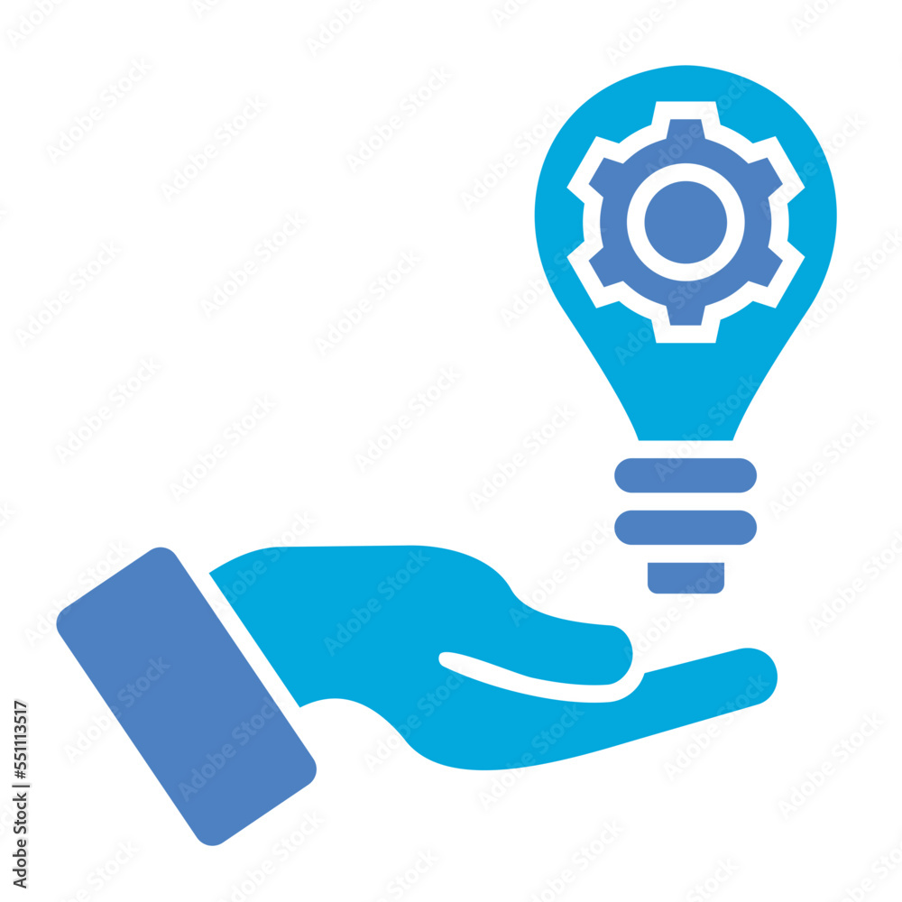 Innovative Glyph Two Color Icon Innovative Glyph Two Color Icon