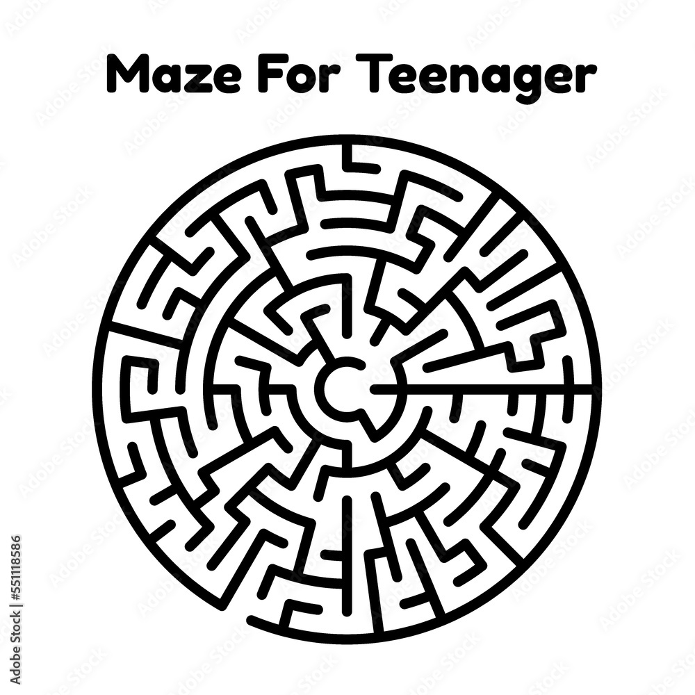 Maze Book Pages For Teenager's Maze Book Pages For Teenager's