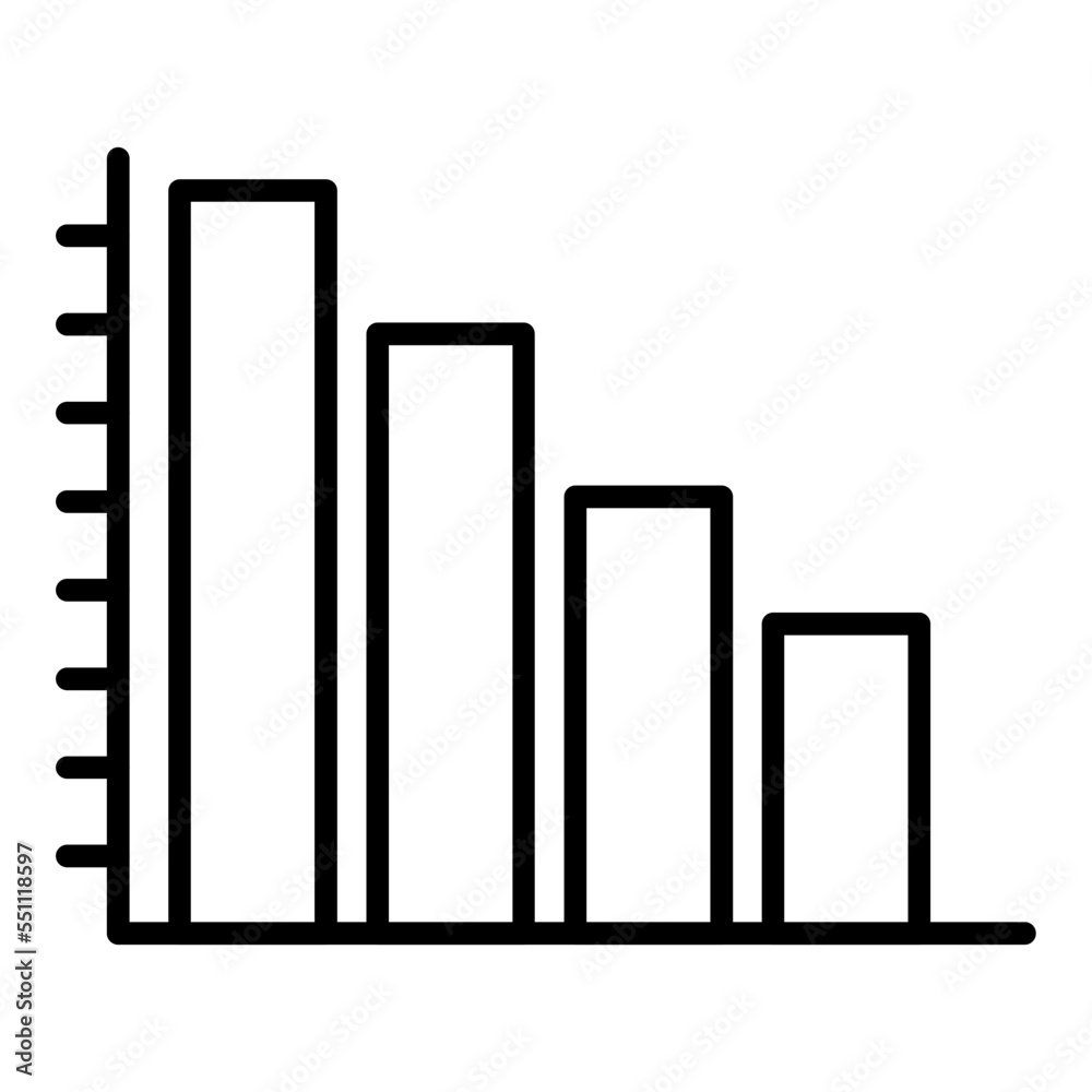 Bar Graph Icon Style Bar Graph Icon Style