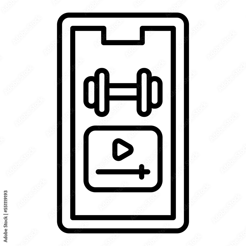 Exercise Tutorial Icon Style Exercise Tutorial Icon Style