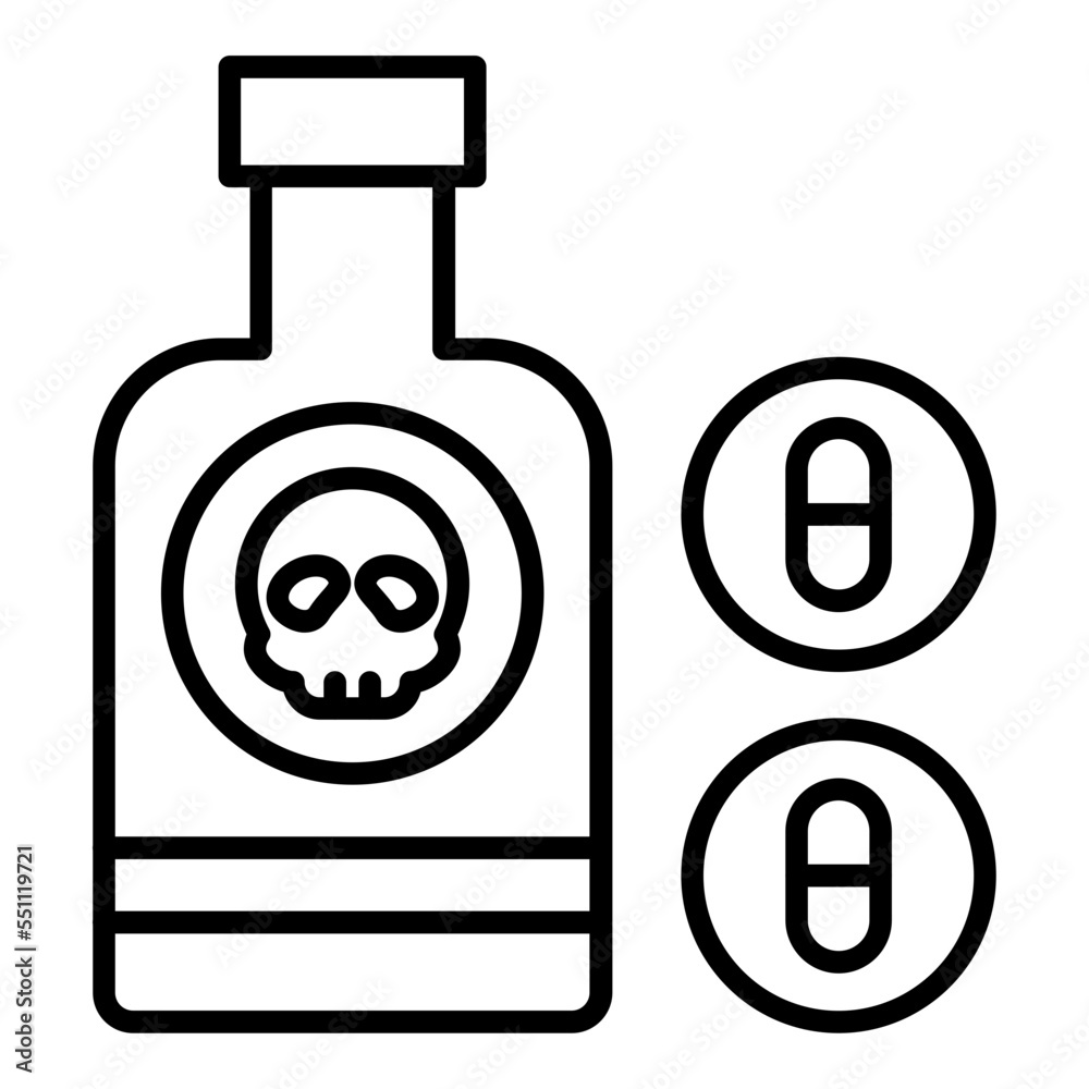 Drug Use Icon Style Drug Use Icon Style