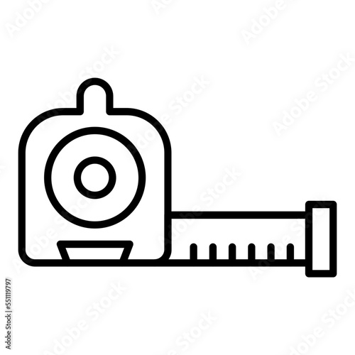 Measuring Tape Icon Style