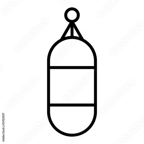 Punching Bag Icon Style