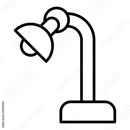 Book Lamp Icon Style