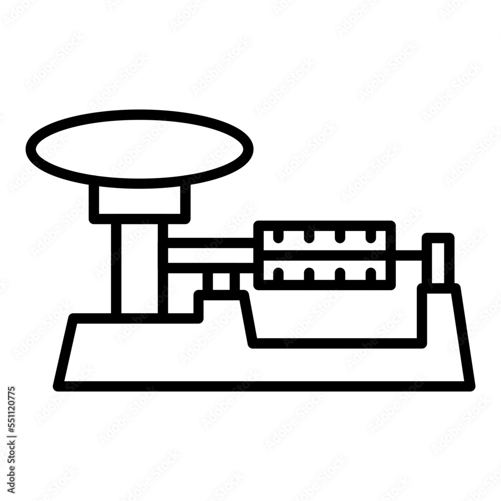 Triple beam icon style stock vector adobe stock