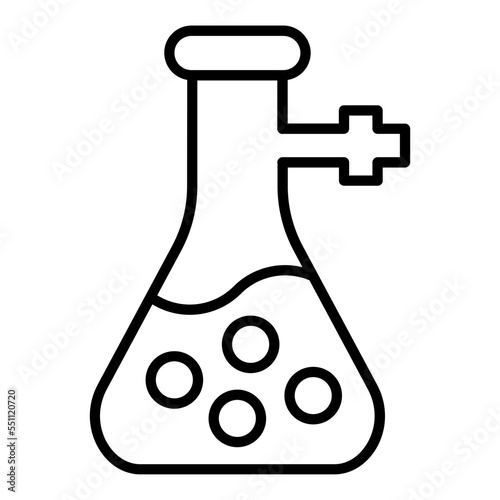Suction Flask Icon Style