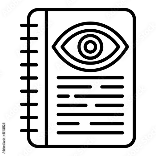Optometric Guidelines Icon Style