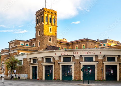 Barracks of the fire brigade photo