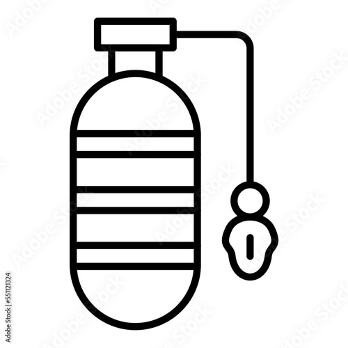 Diving Tank Icon Style