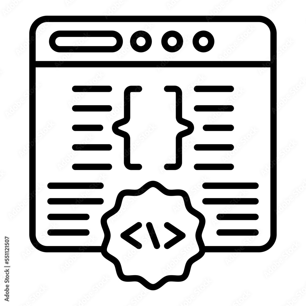 Code Free Development Icon Style Code Free Development Icon Style