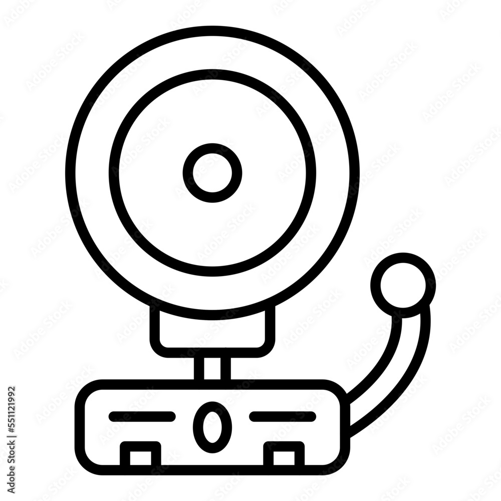 Fire Alarm Icon Style