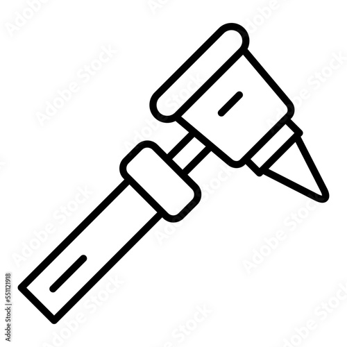 Otoscopy Icon Style
