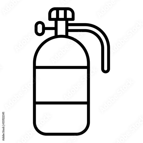Oxygen Tank Icon Style