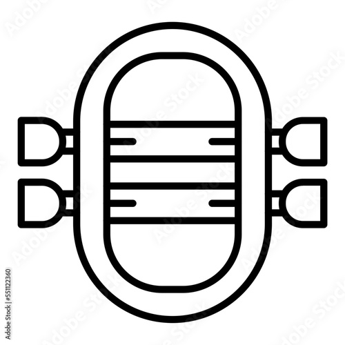 Rafting Icon Style