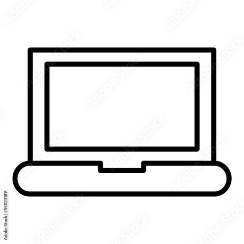 School Laptop Icon Style