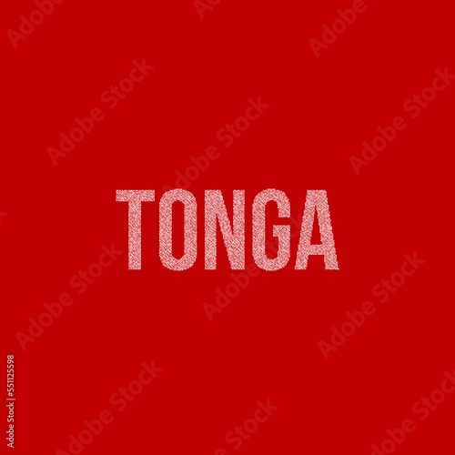 Tonga Silhouette Pixelated pattern map illustration © vector_master
