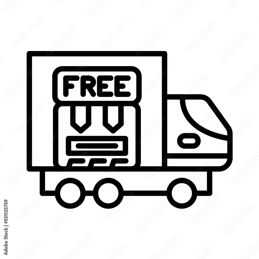 Free Delivery Icon Style Free Delivery Icon Style